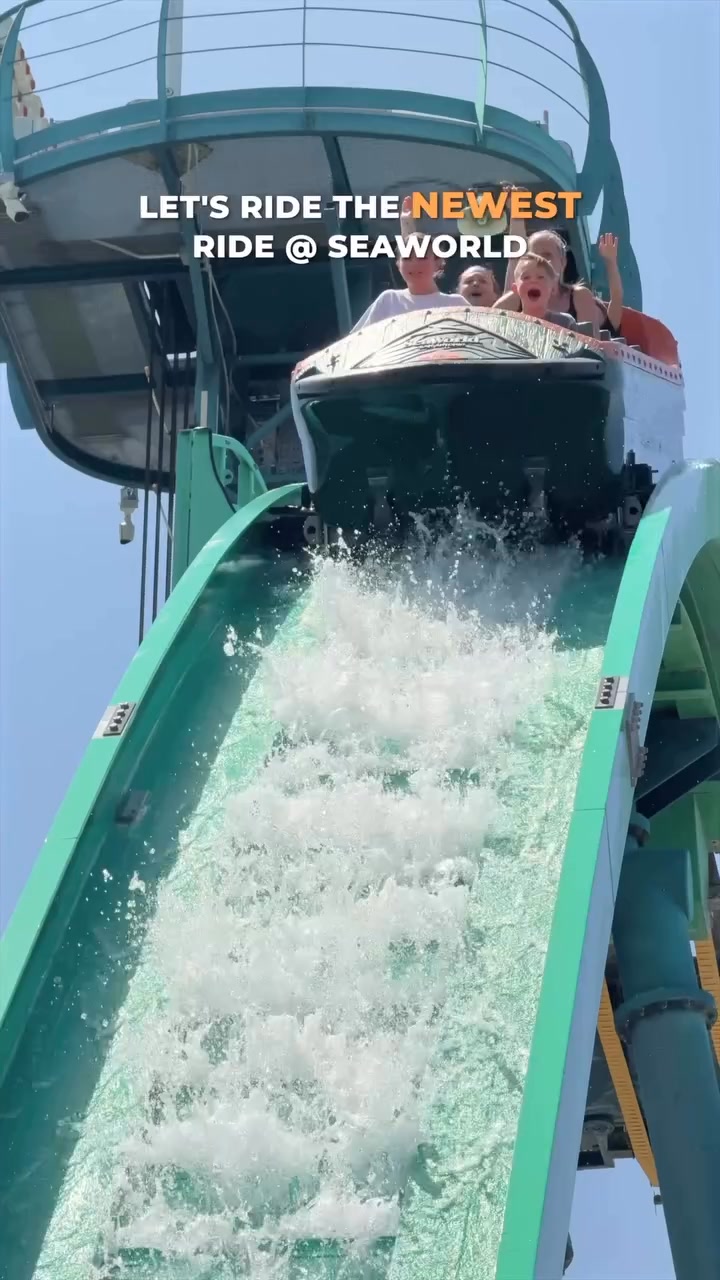 SeaWorld’s craziest water ride yet! Catapult Falls at | The coaster ...