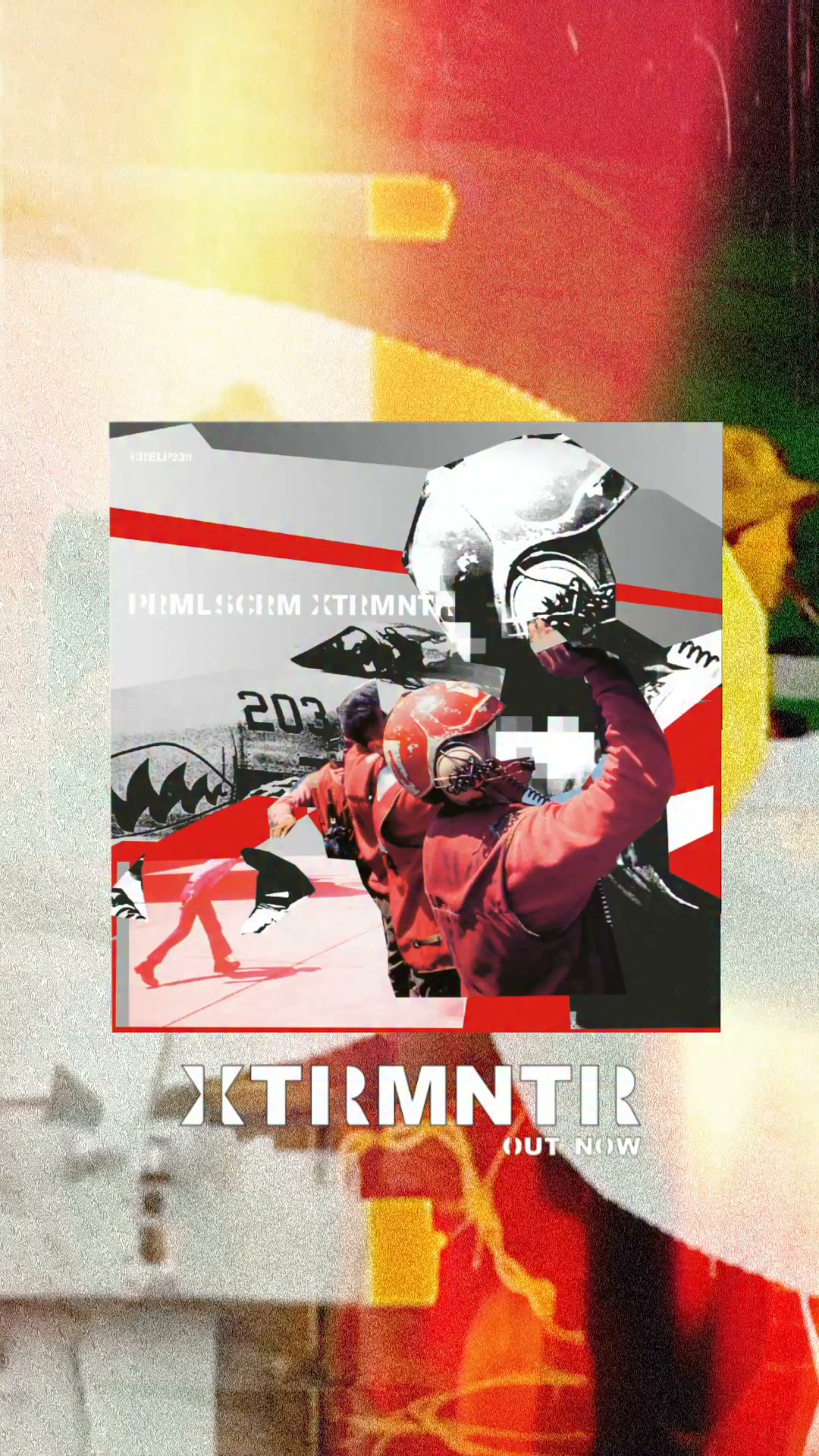 Primal Scream's XTRMNTR on transparent red vinyl for sale