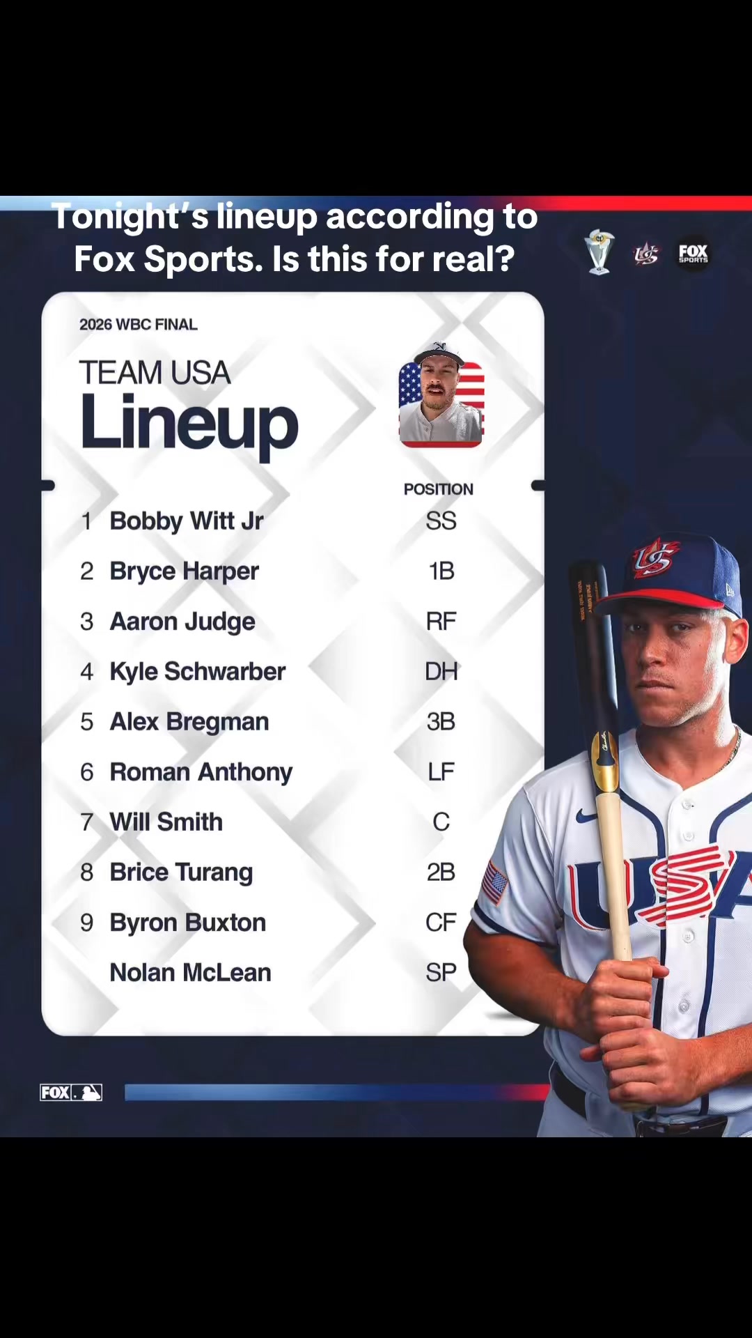 Alex Bregman is officially part of Team USA for the 2026 World