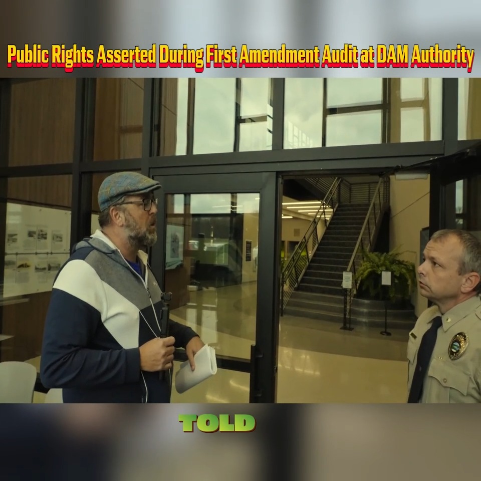 Public Rights Asserted During First Amendment Audit at DAM Authority # ...