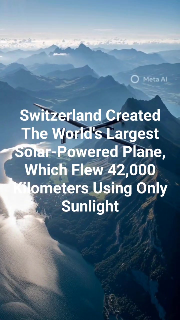 Switzerland Created The World's Largest Solar-Powered Plane, Which Flew ...