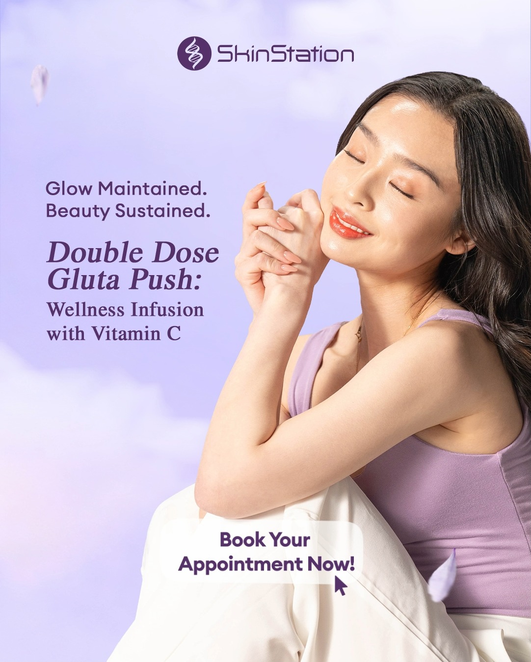 glutathion vitamin c infusion Here's to saying yes to the things that make you feel your best! Indulge in our Double Dose Gluta Push promo and enjoy exclusive beauty essentials with every qualifying package., 💜 Double Dose Gluta Stil:Pulver Belo Glutathione with Collagen full-size