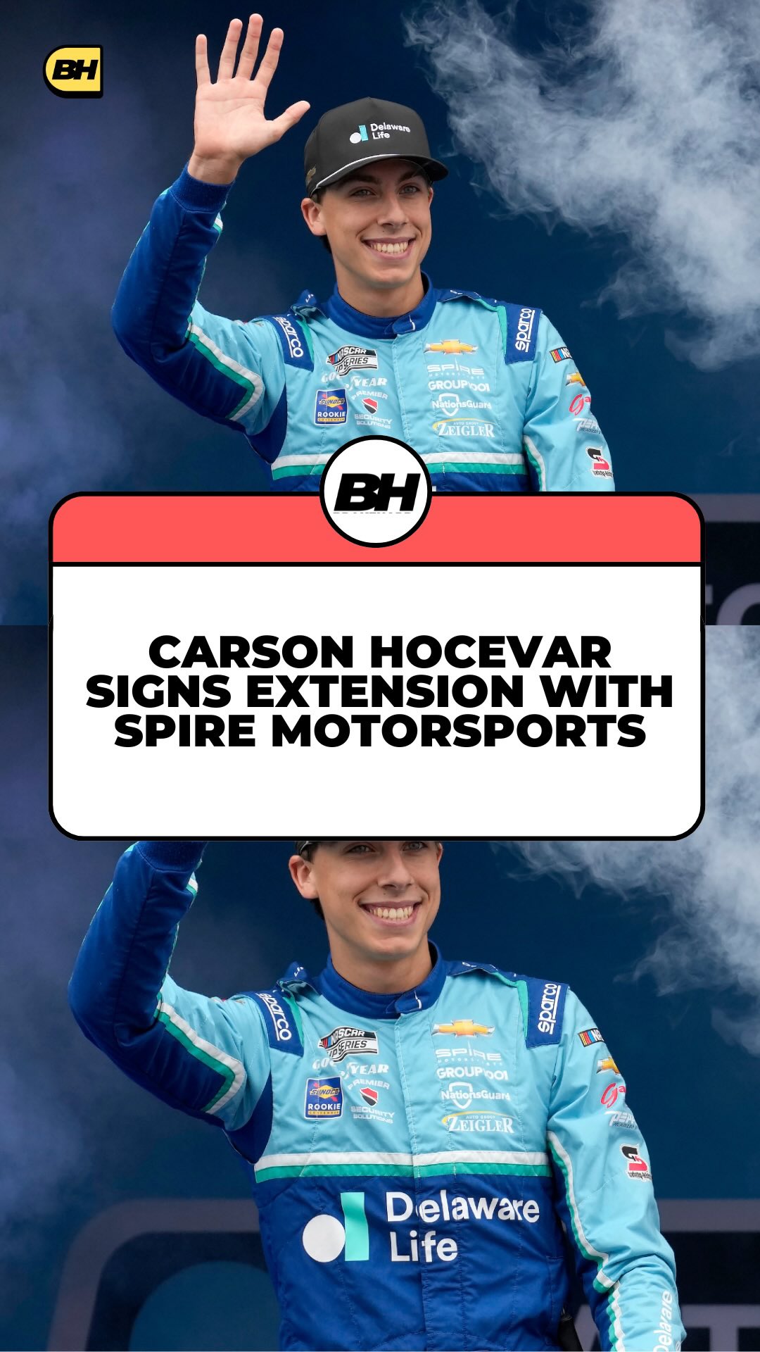 CARSON HOCEVAR SIGNS LONG TERM EXTENSION WITH SPIRE MOTORSPORTS ...