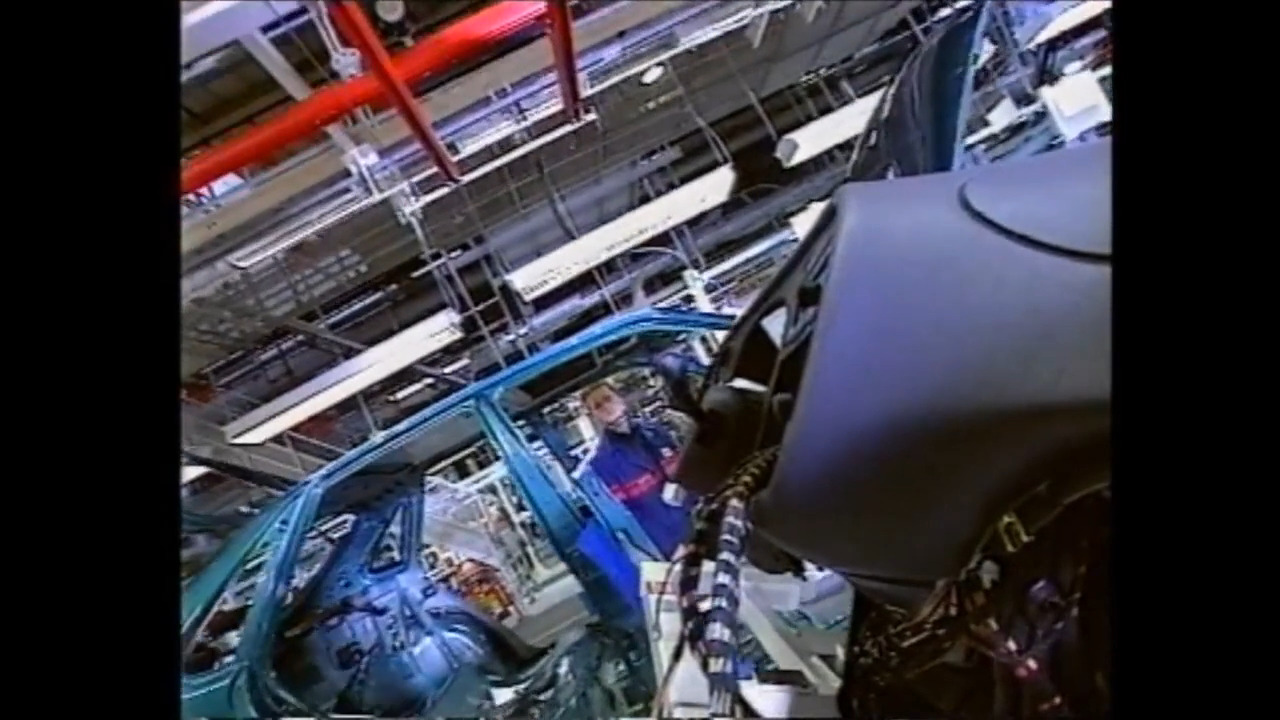 The The Finalizing a new Saab 900, Saab Factory Trollhättan, Sweden ...