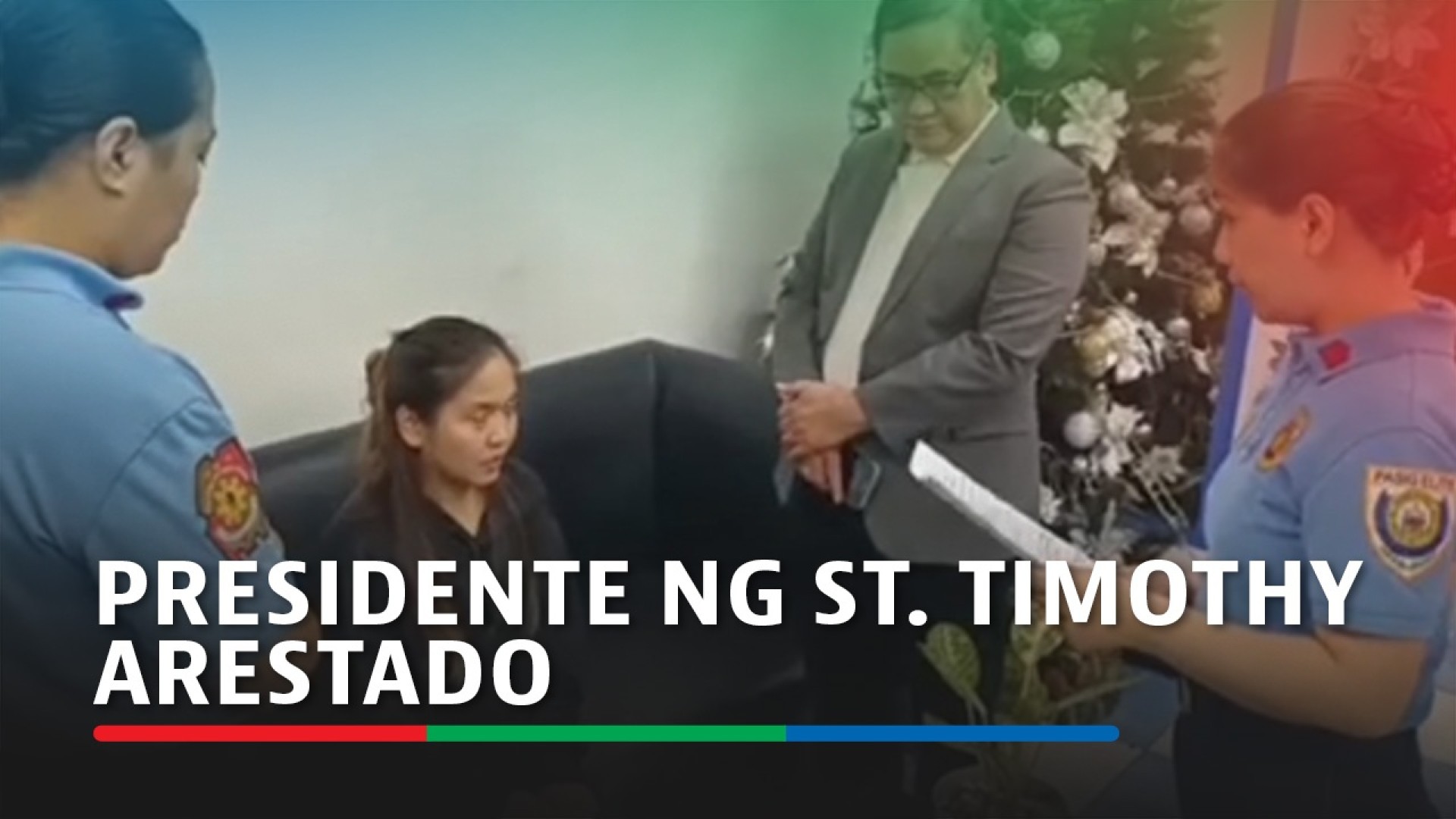 The Pasig City Police arrested Roma Rimando, president of St. Timothy ...