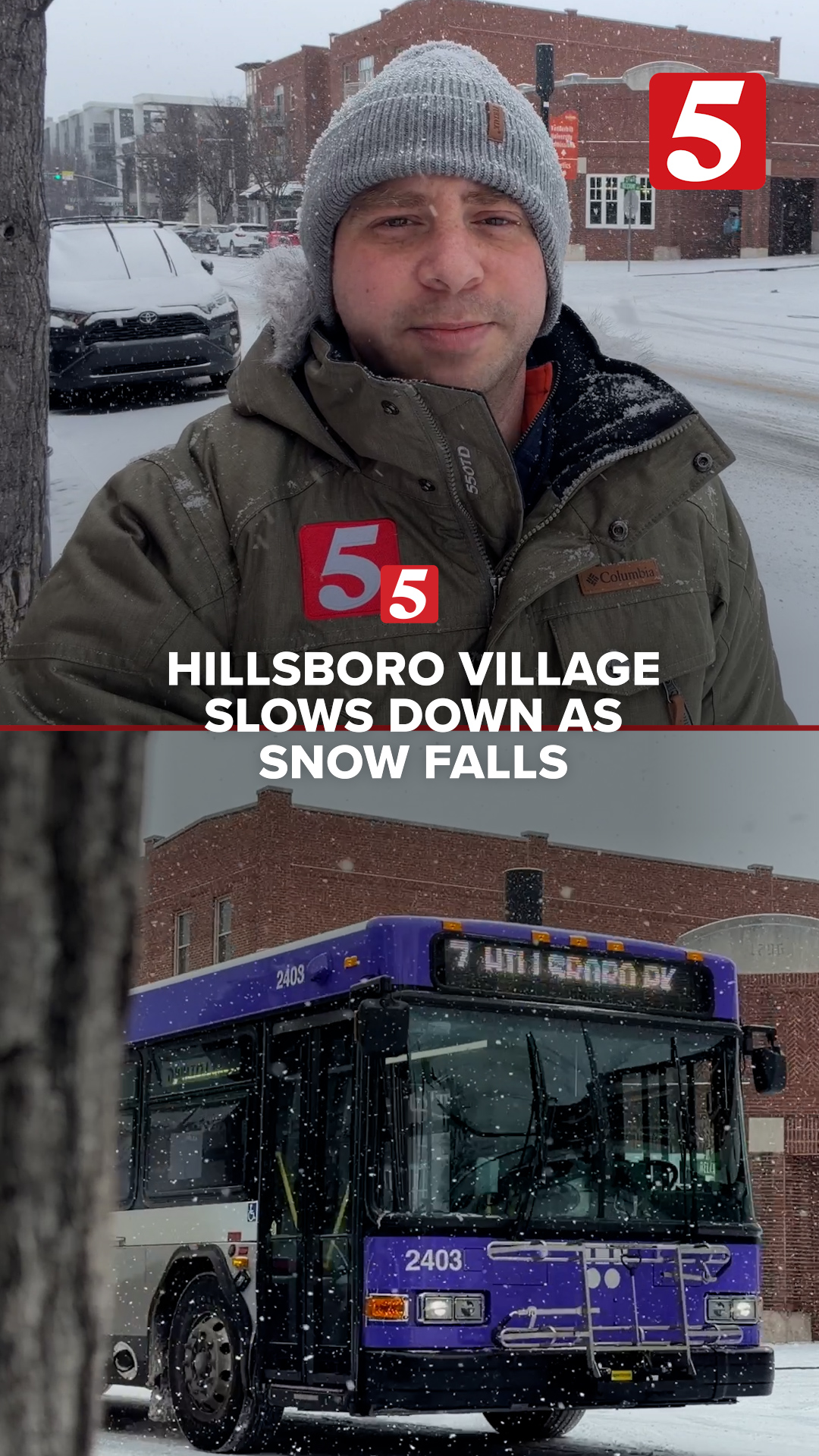 Snow brings a rare calm to a usually busy Hillsboro Village. Our Austin ...