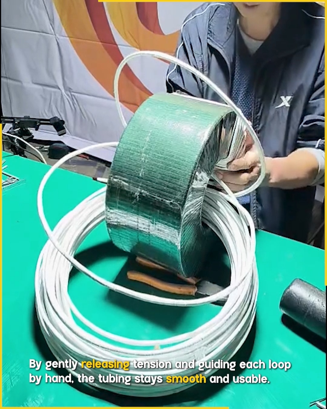 Plastic Pipe Coil Expansion Technique. #tubing #plasticpipe # ...