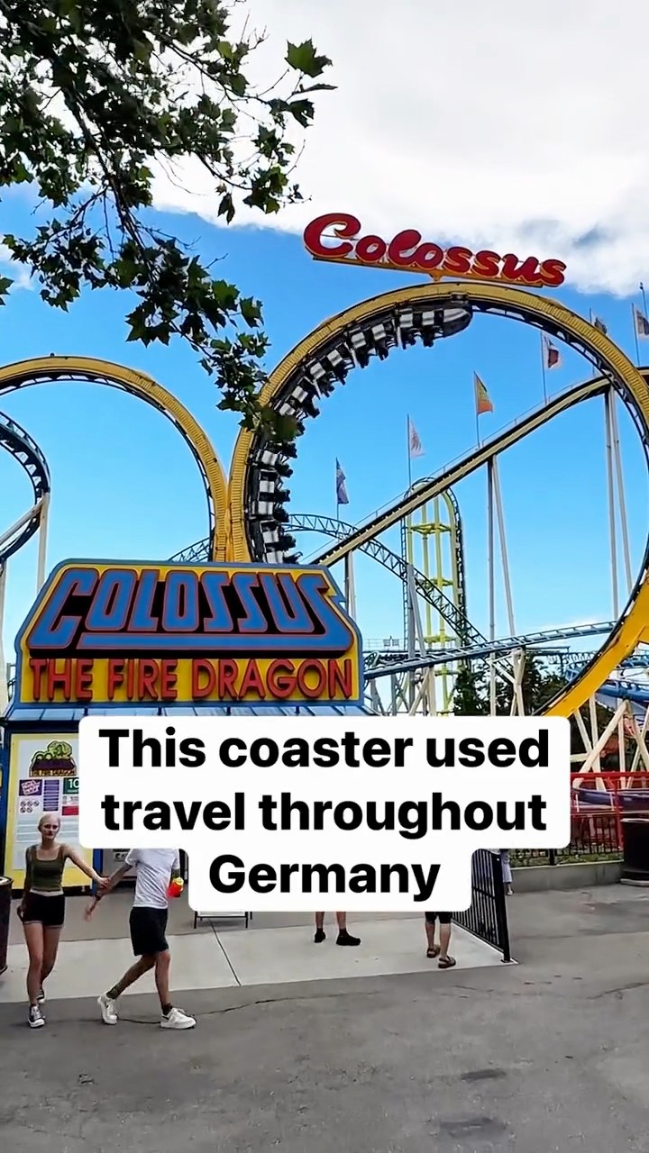 Colossus the Fire Dragon is now a permanent roller coaster, but it ...