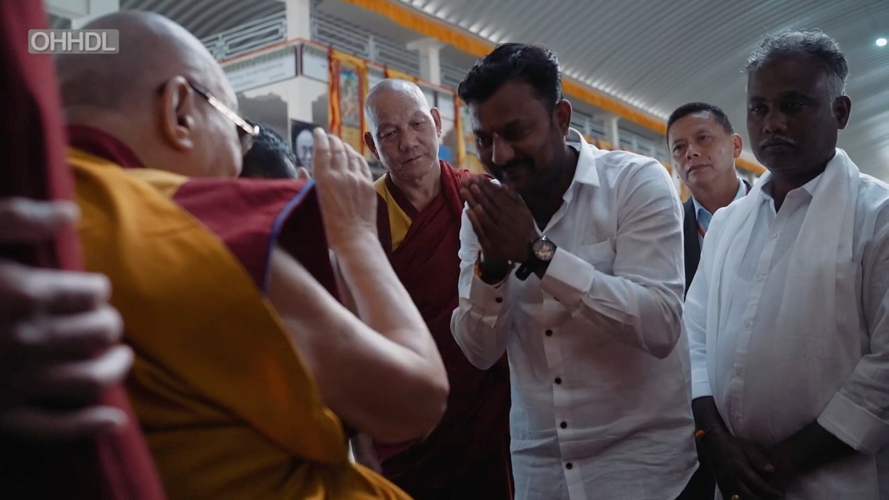 His Holiness the 14th Dalai Lama granted an audience to more than 400 ...