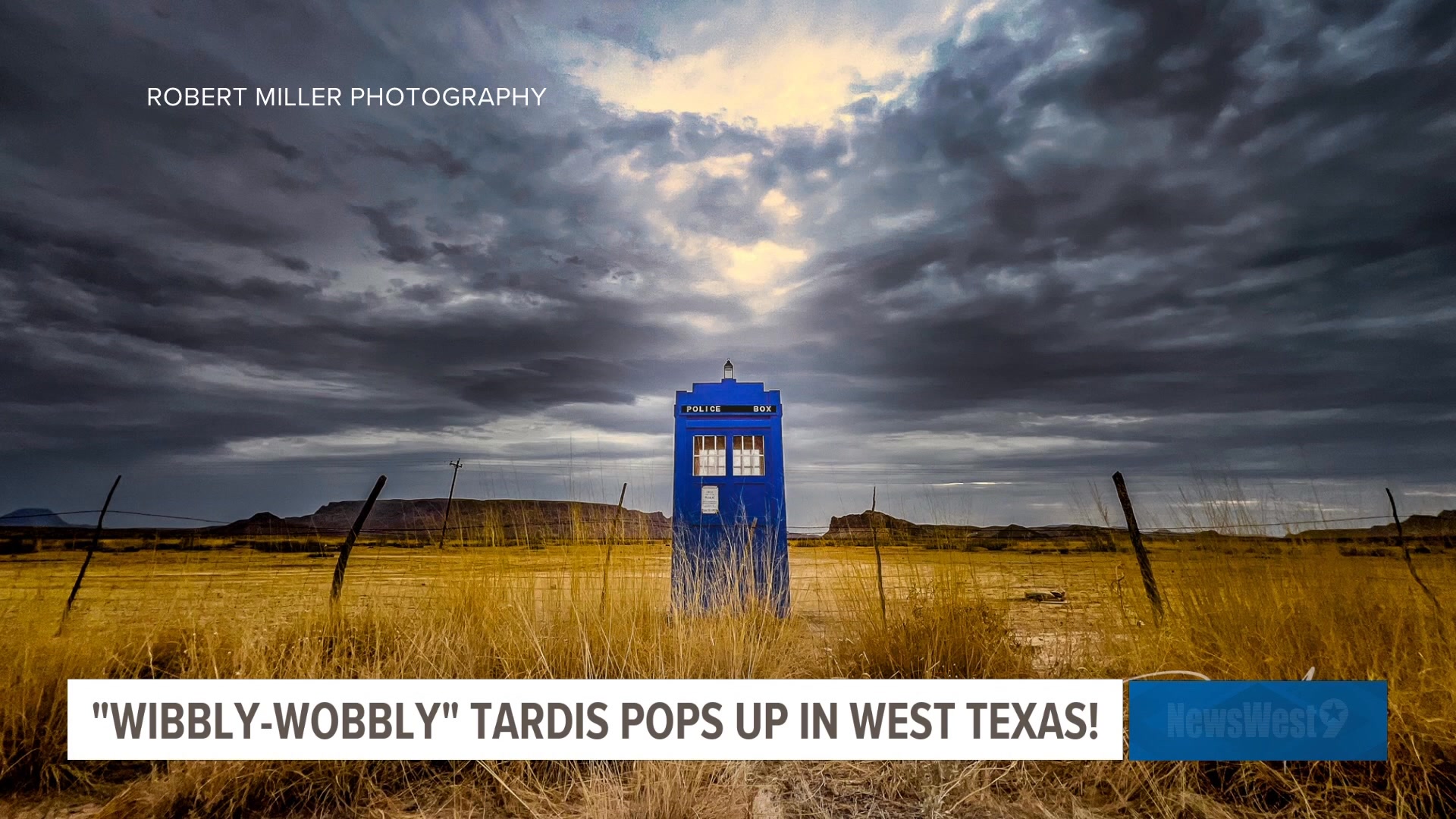 The Doctor said West Texas was remote -- the TARDIS took that ...