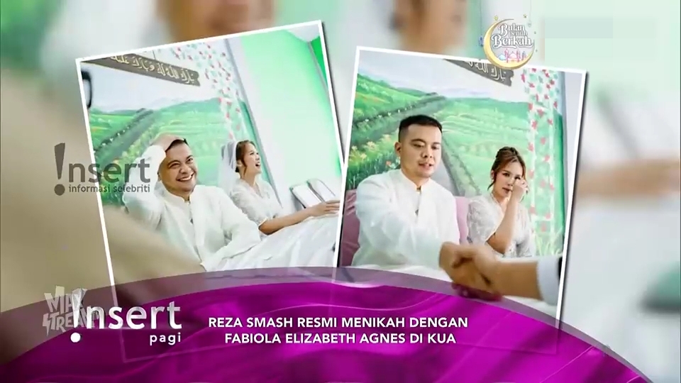 REZA SMASH RESMI MENIKAH DENGAN FABIOLA ELIZABETH AGNES DI KUA #Insert ...