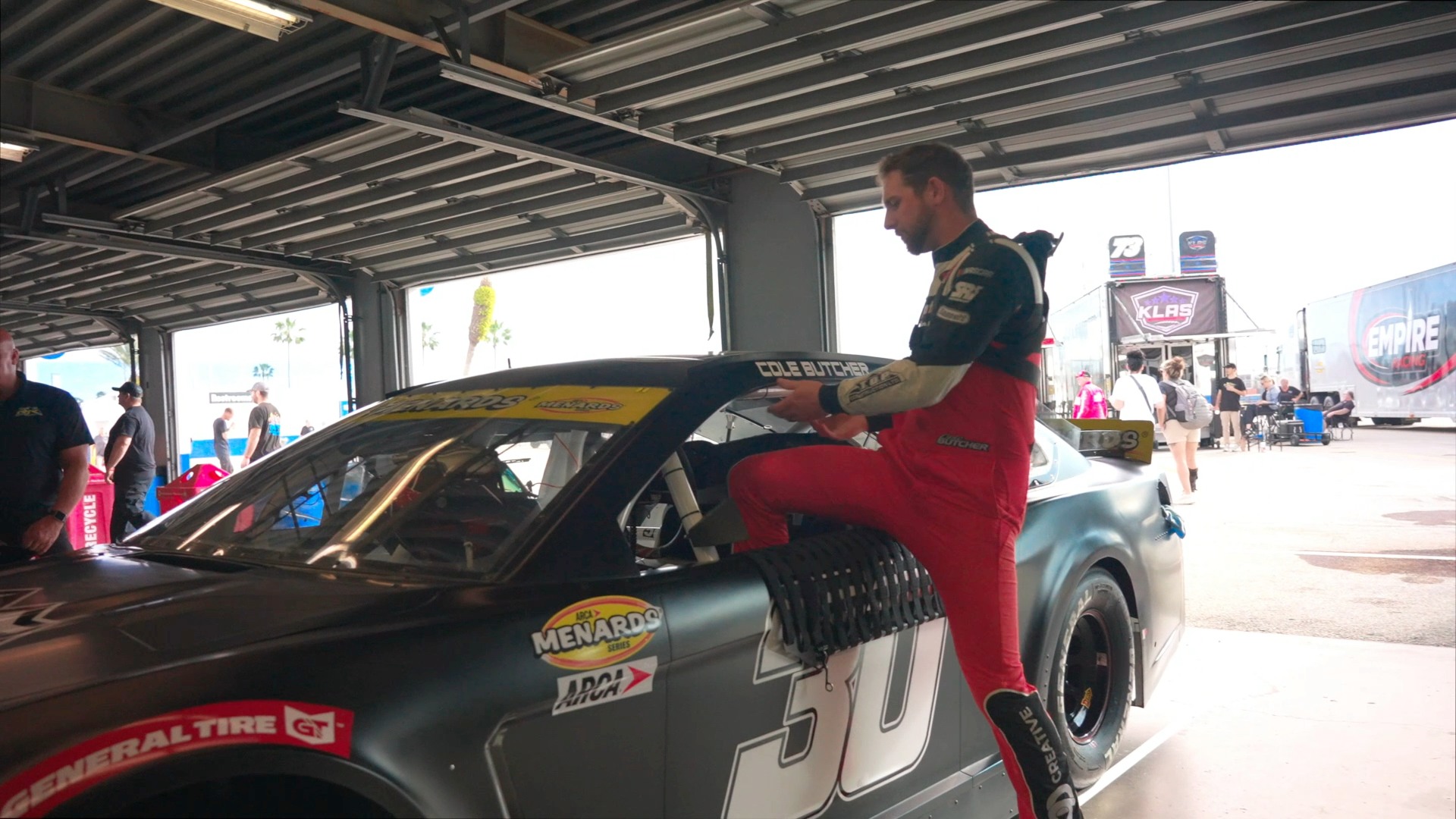Daytona was, wild. First time on the high banks during ARCA testing ...
