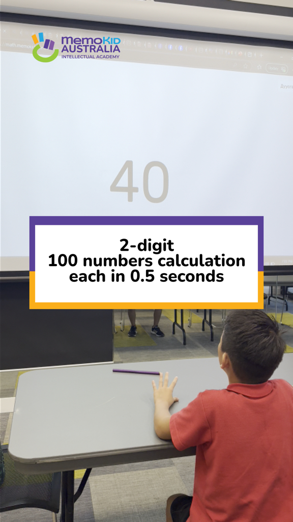 Our Speed Math student, Mandakhnar, solved 100 two-digit problems each ...