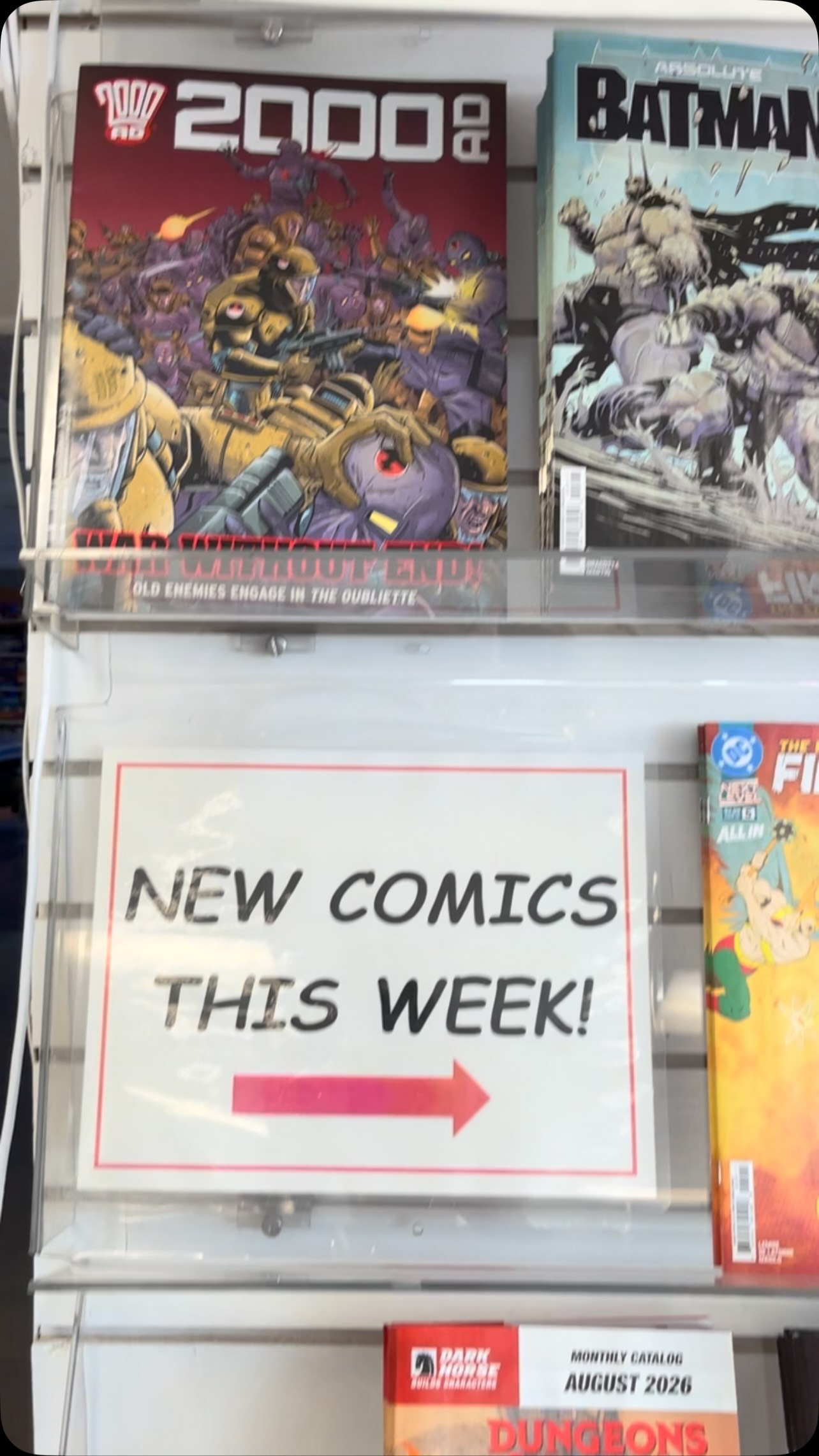 New comics for 8/12/26! #comicbooks #shoplocal #comics