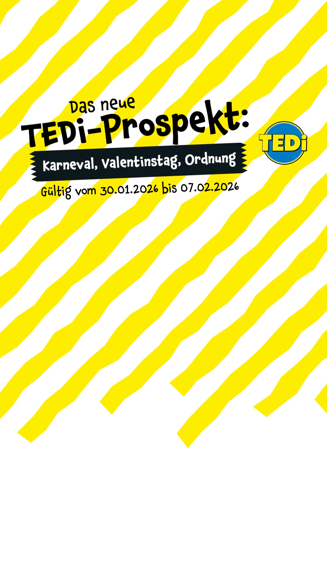 💘 Liebe liegt in der Luft – und Karneval auch! 🥳, Im neuen TEDi Prospekt findest du alles für Valentinstag, Ordnung und Karneval. Jetzt entdecken und kreativ werden! 🎭💝, #TEDi #Valentinstag #Karneval