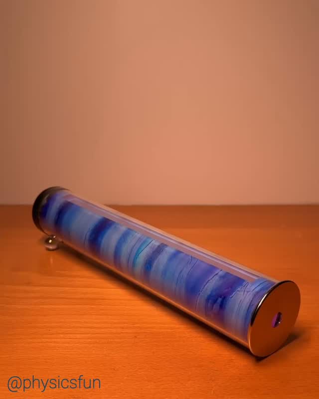 Jouet Vortex Dome – Dôme En Verre Avec Liquide Magnétique – Fait Main Au Royaume-Uni – Bureau Déco