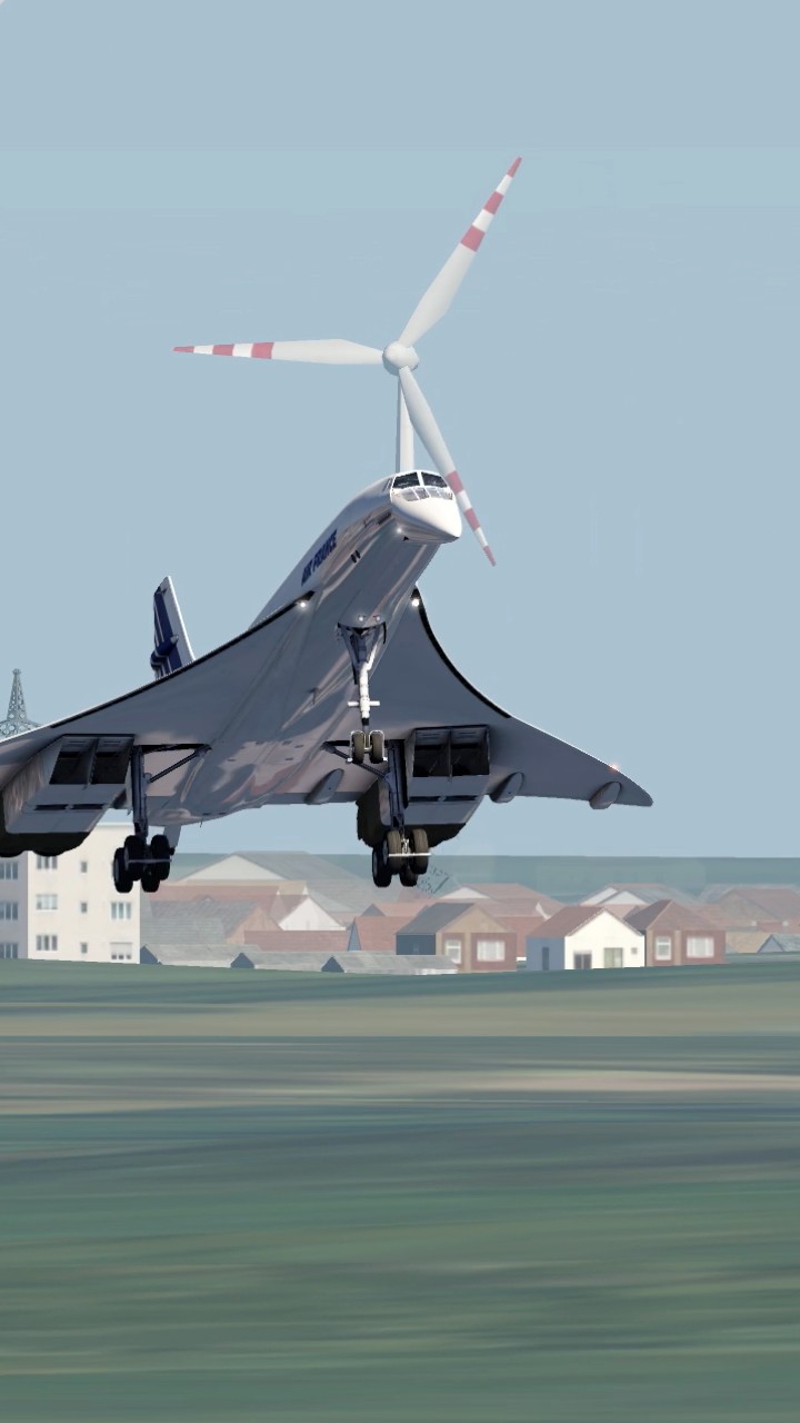 Concorde Cool Landing 🛬 #aeroflyfsglobal #aviation #rFlight #landed ...
