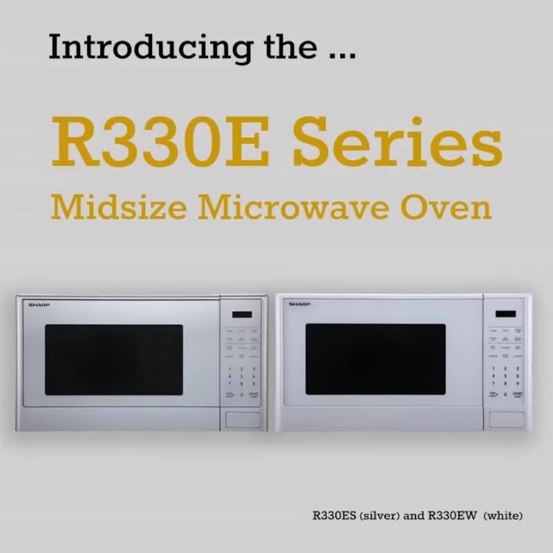 Sharp makes cooking easy with the new stylish R330E Series Microwave ...