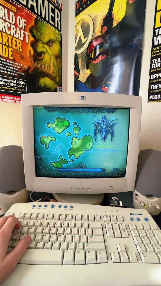 WarCraft III campaign gameplay on my retro PC #pcgaming #retrogaming # ...