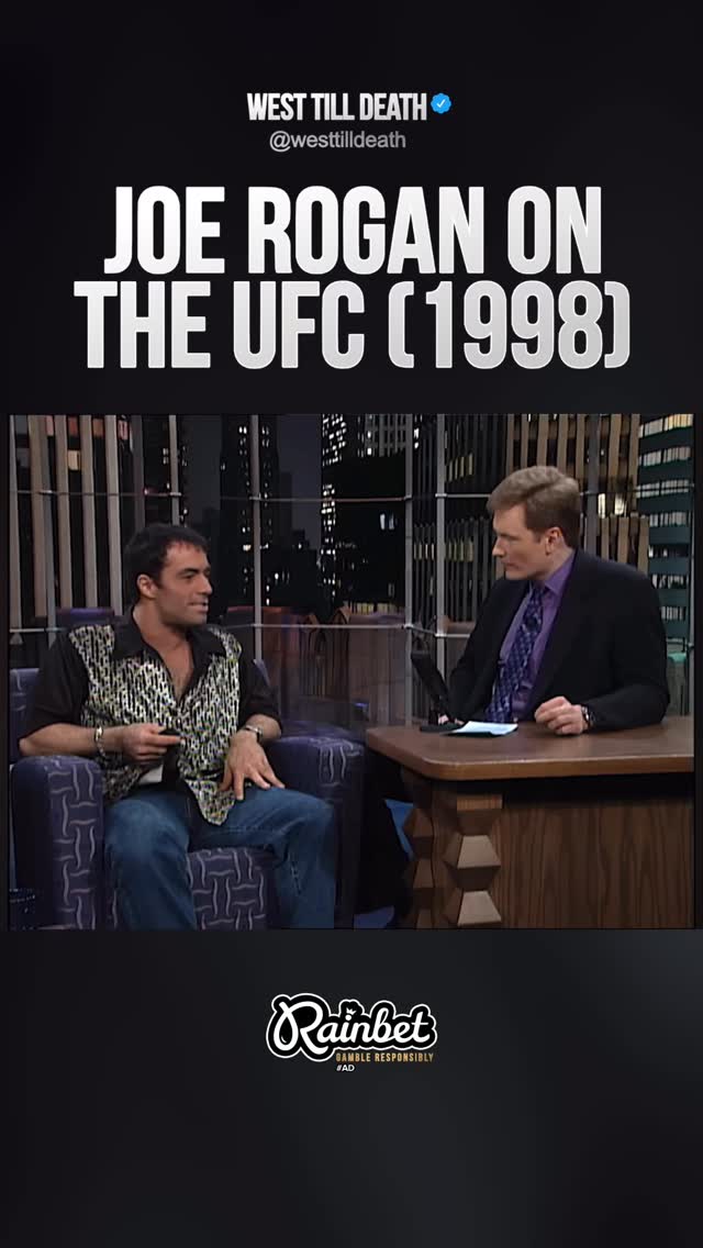 Joe Rogan Sticking Up for #UFC in 1998 on Conan #joerogan #mma #combat ...