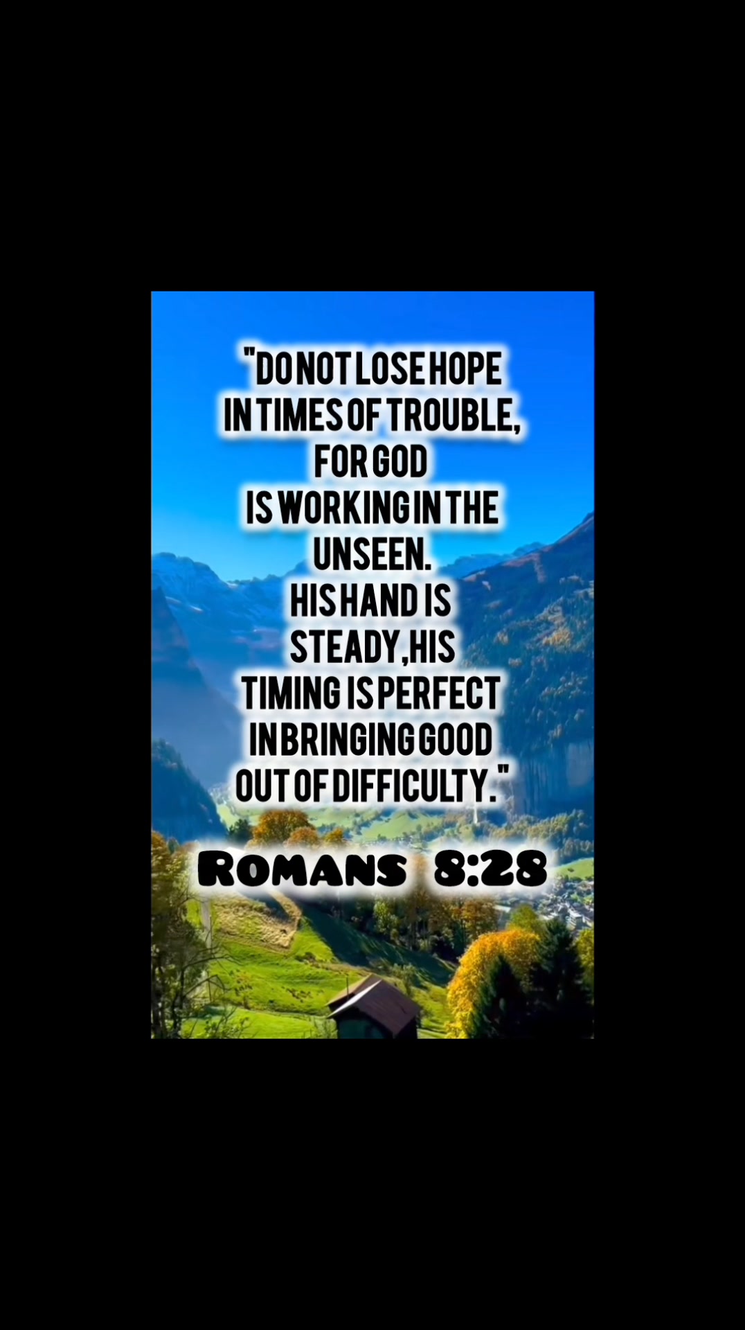 Romans 8:28 verse of the day #bibleverse #bibleverseoftheday #morning ...