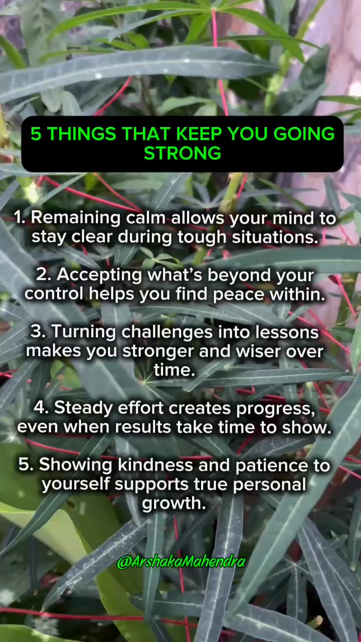 Staying calm, learning, and growing—one step at a time. Strength isn’t ...