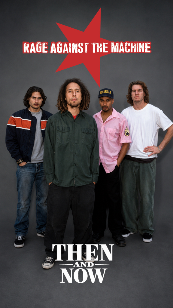 Rage Against the Machine (1991-2024) Line-Up Then and Now