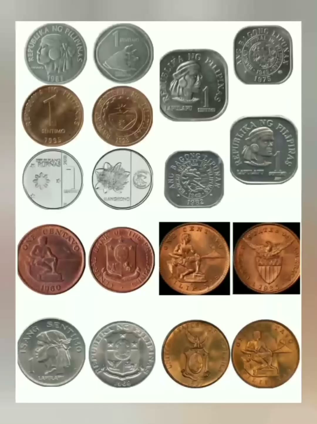 One Centavo Coin Throughout Philippine History .. #coins