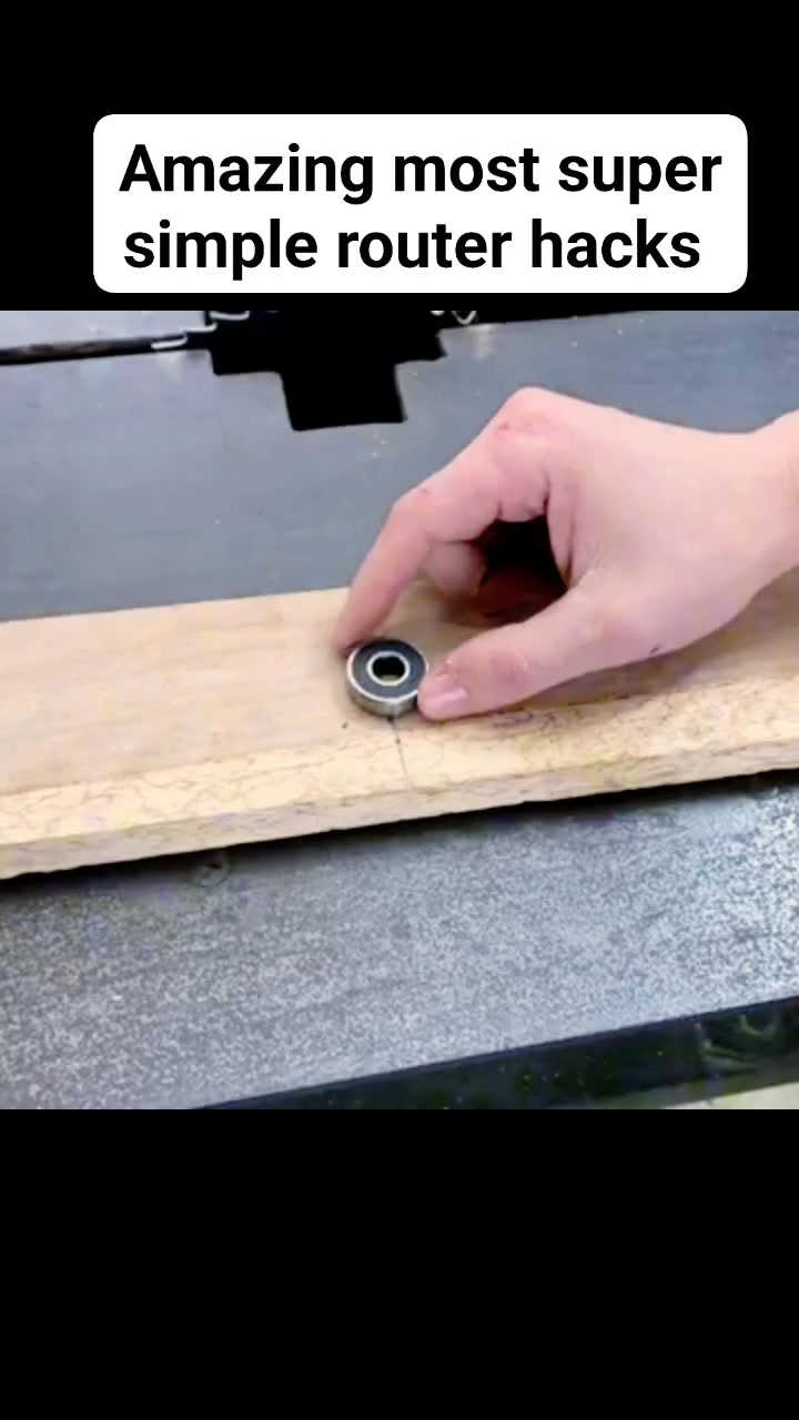 Amazing most super simple router hacks #woodworking #wood #shorts #like ...