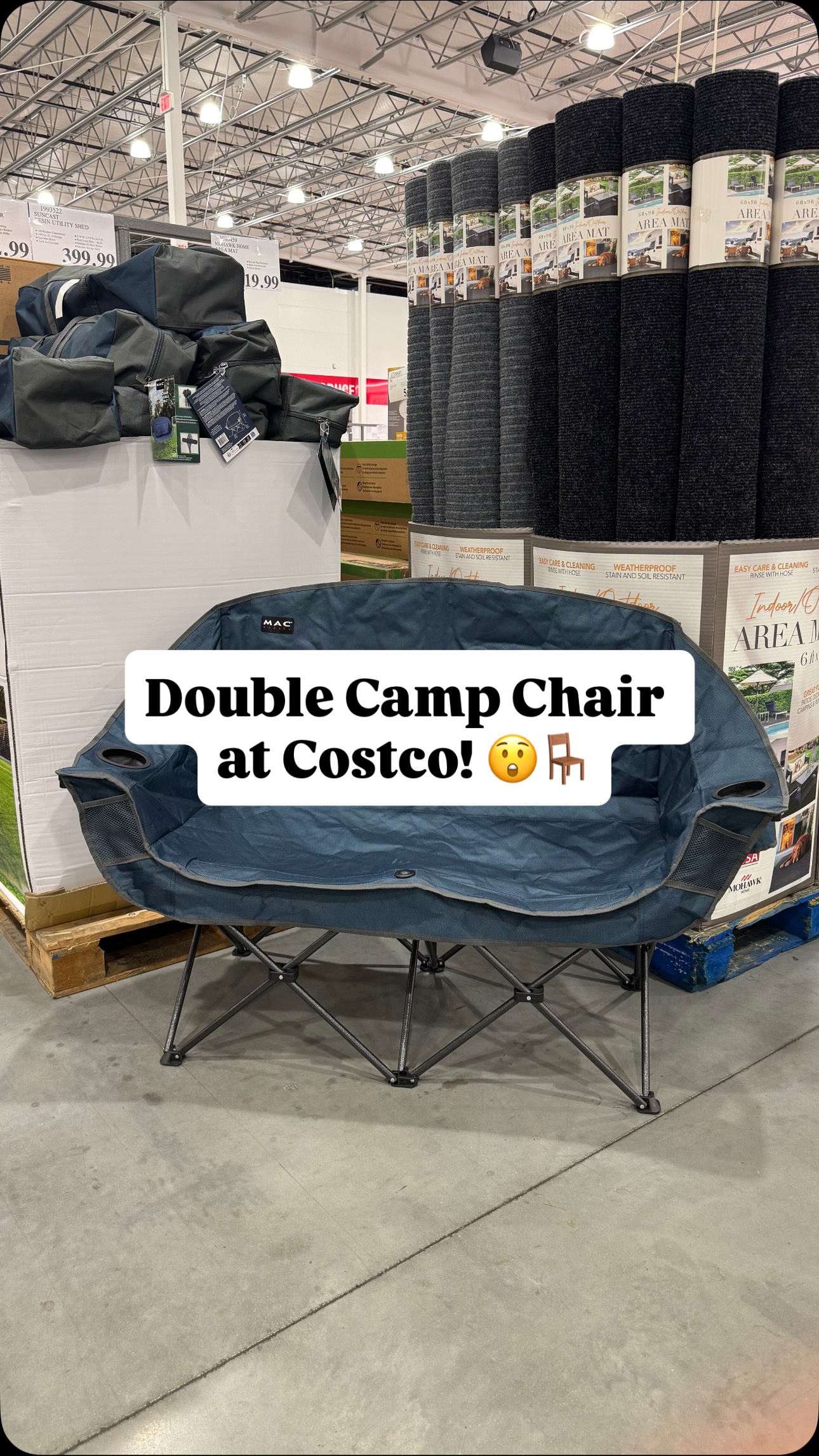 Costco just brought in this new Timber Ridge Double Camping Chair