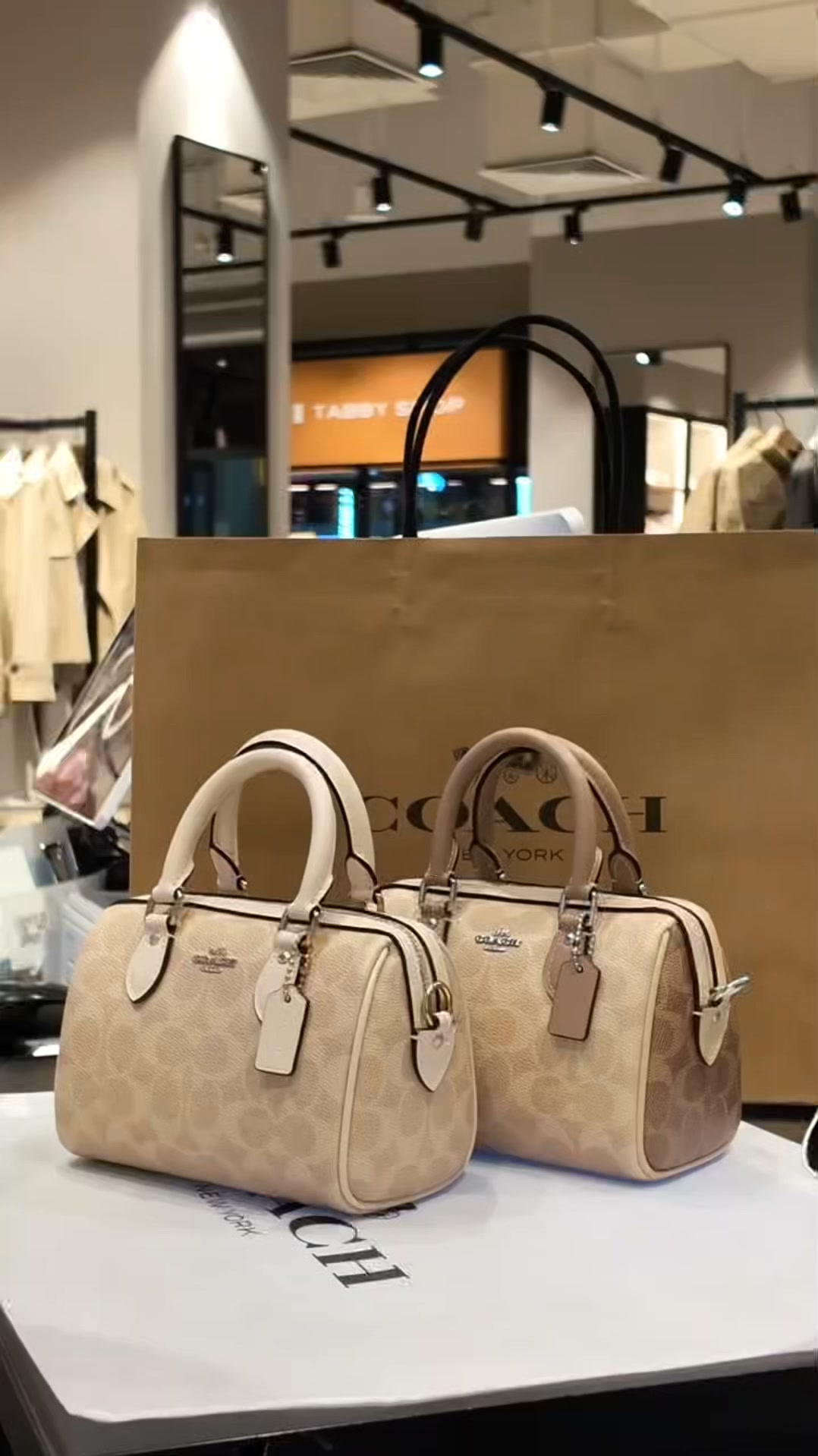 COACH | Mini Boston Bag this little Boston bag is such a good deal