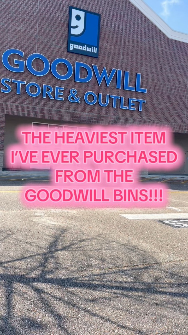 THE HEAVIEST ITEM I’VE EVER PURCHASED FROM THE GOODWILL BINS!! # ...