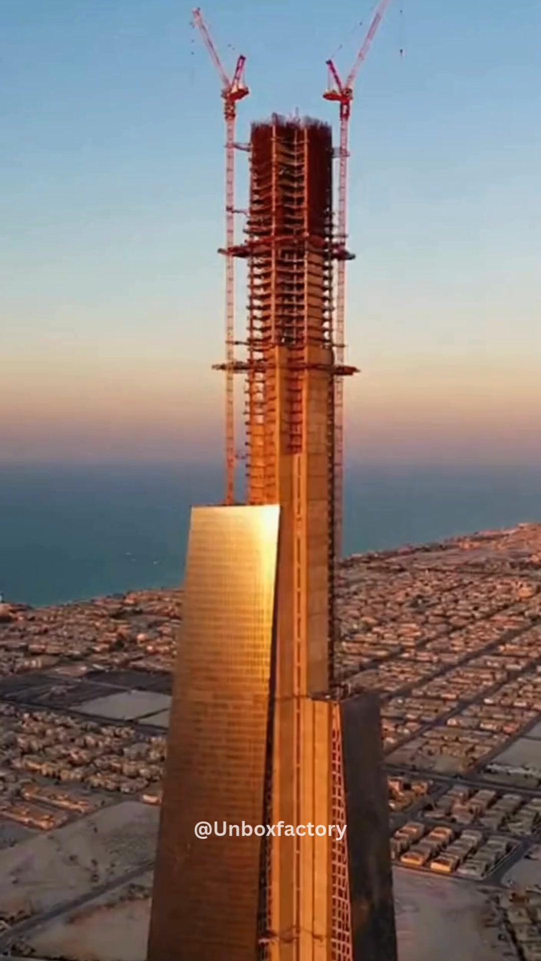 JEDDAH TOWER PASSES 80 FLOORS — NEARING BURJ KHALIFA HEIGHT Saudi ...