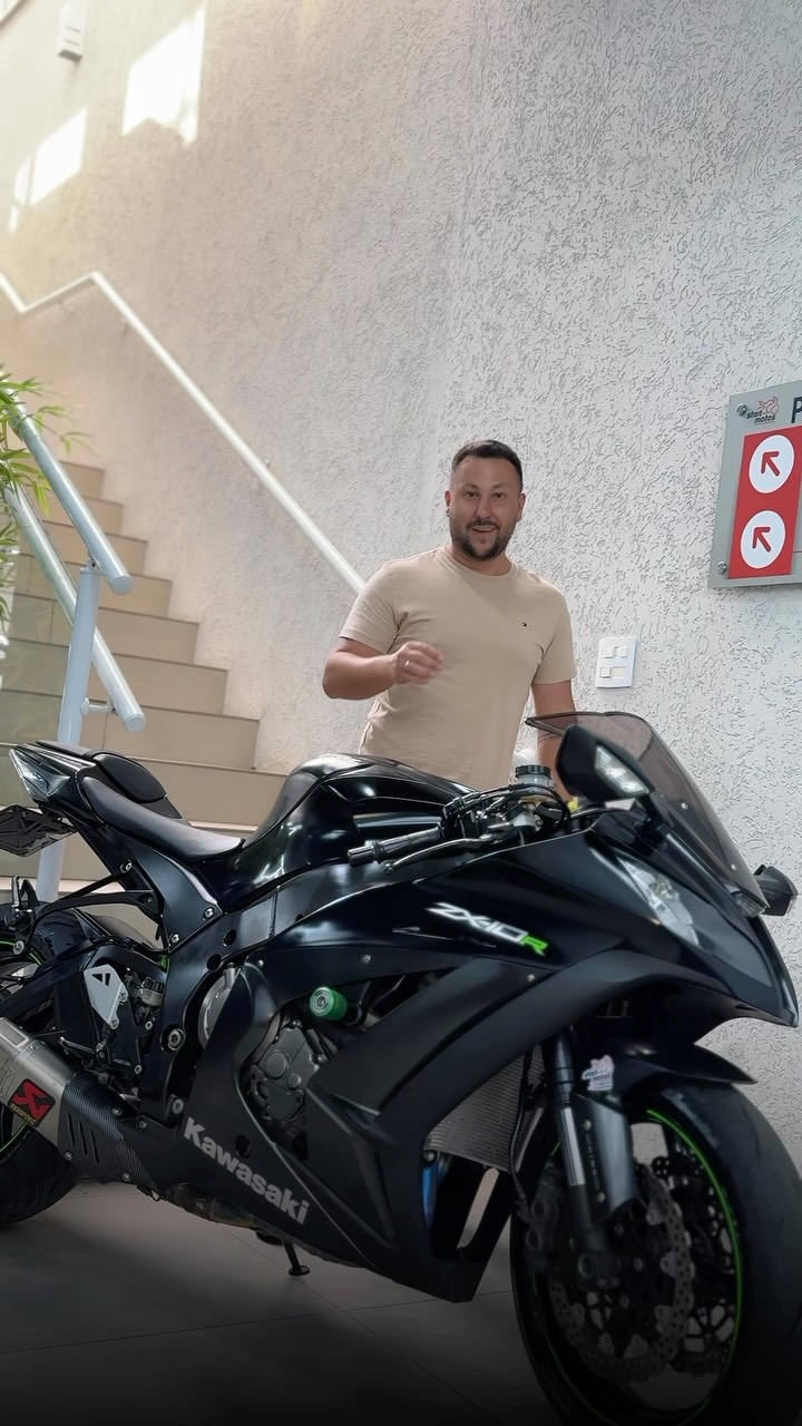 🔥 KAWASAKI NINJA ZX-10R 2015 | 38.880 km rodados! 🏍️💨 Uma