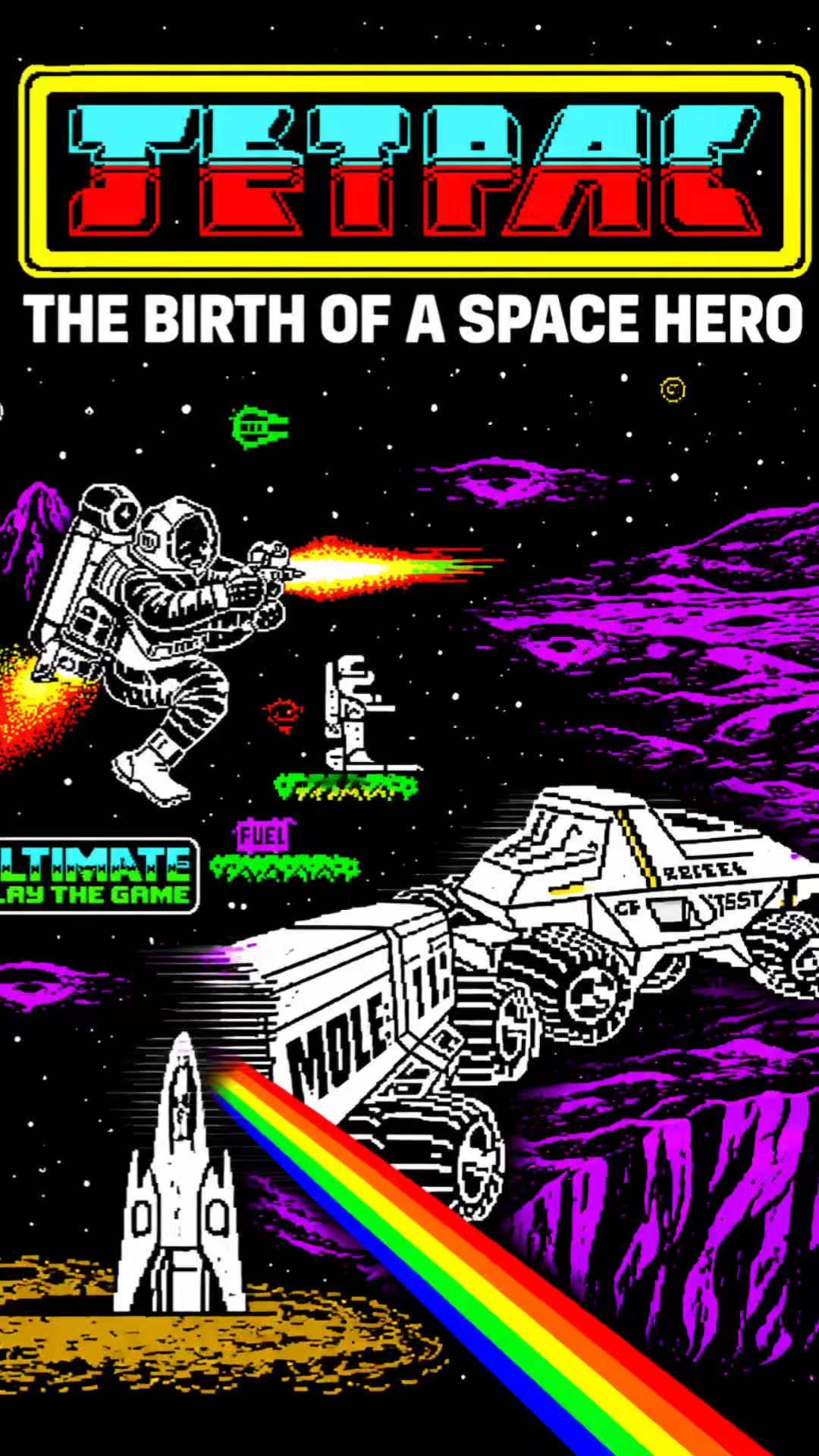 Jetpac & Lunar Jetman on the ZX Spectrum by Ultimate Play The Game