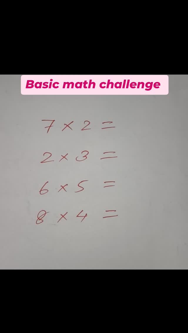 Math challenge #reels #mathematics #support #comment #followme ...