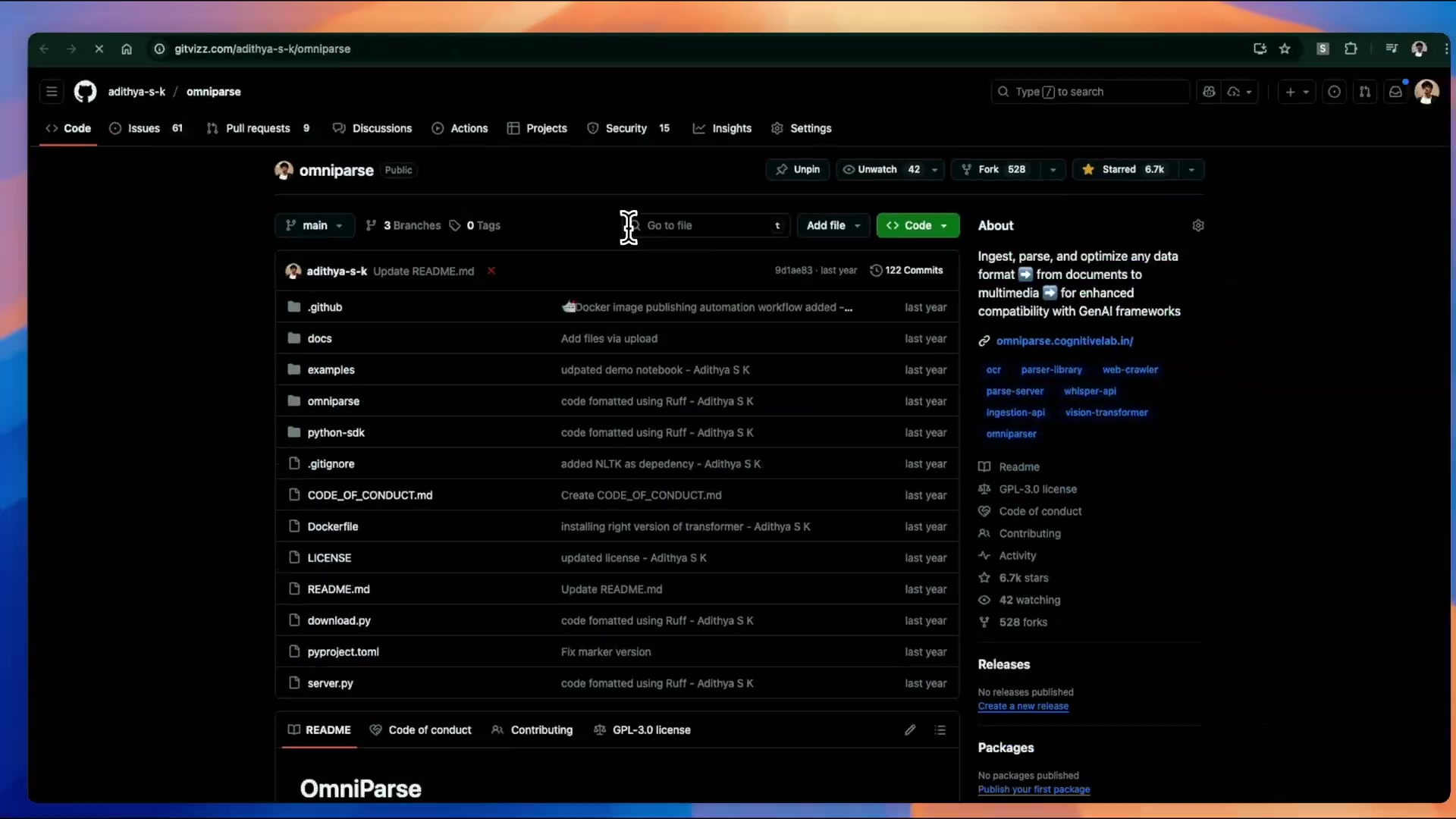 Ever felt lost in your own codebase ? 👉🏻 Meet Gitvizz - instantly turn ...