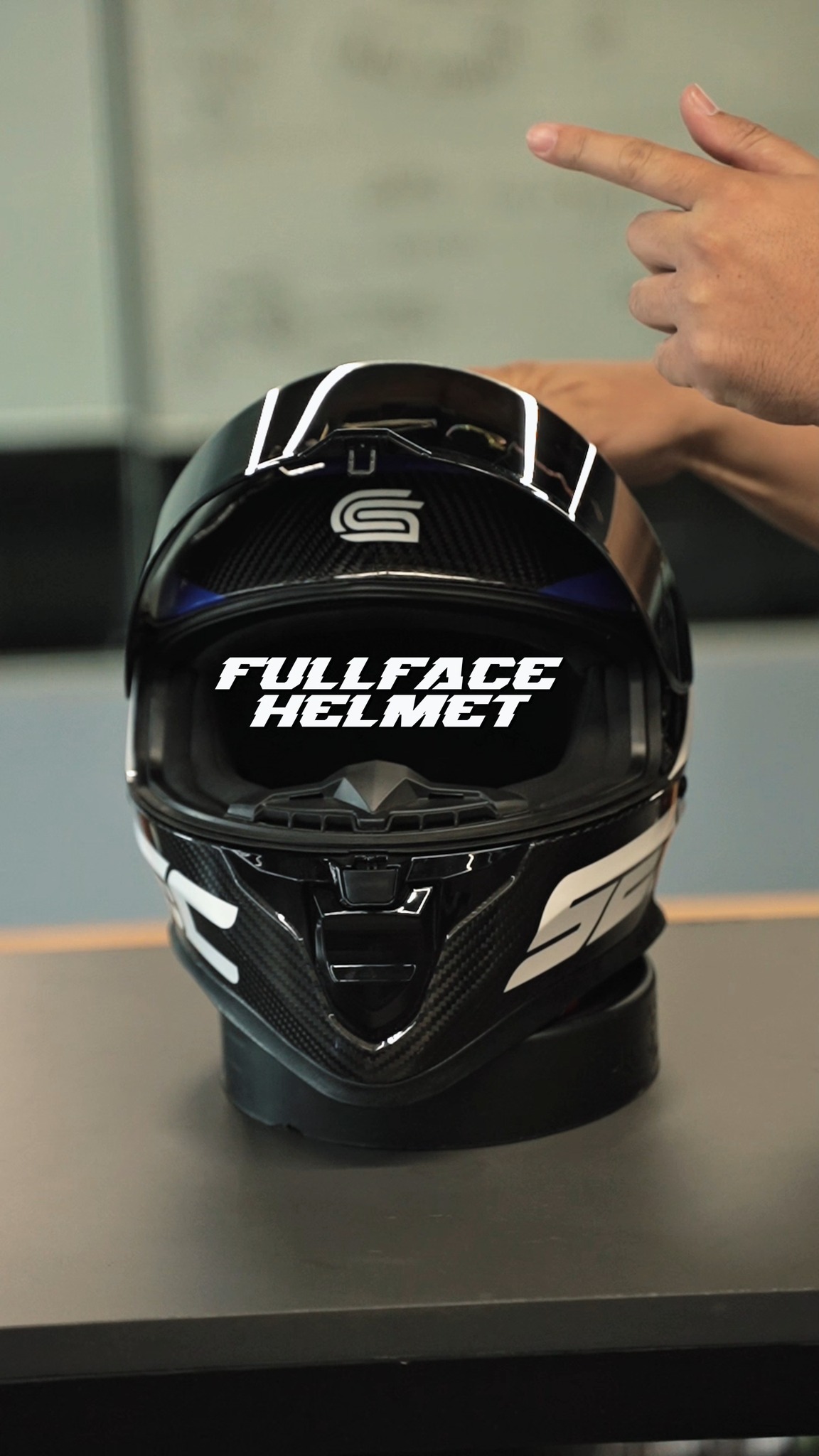 🖤 SEC DESTINY CARBON FULL FACE HELMET 🖤 Premium look, lightweight feel ...