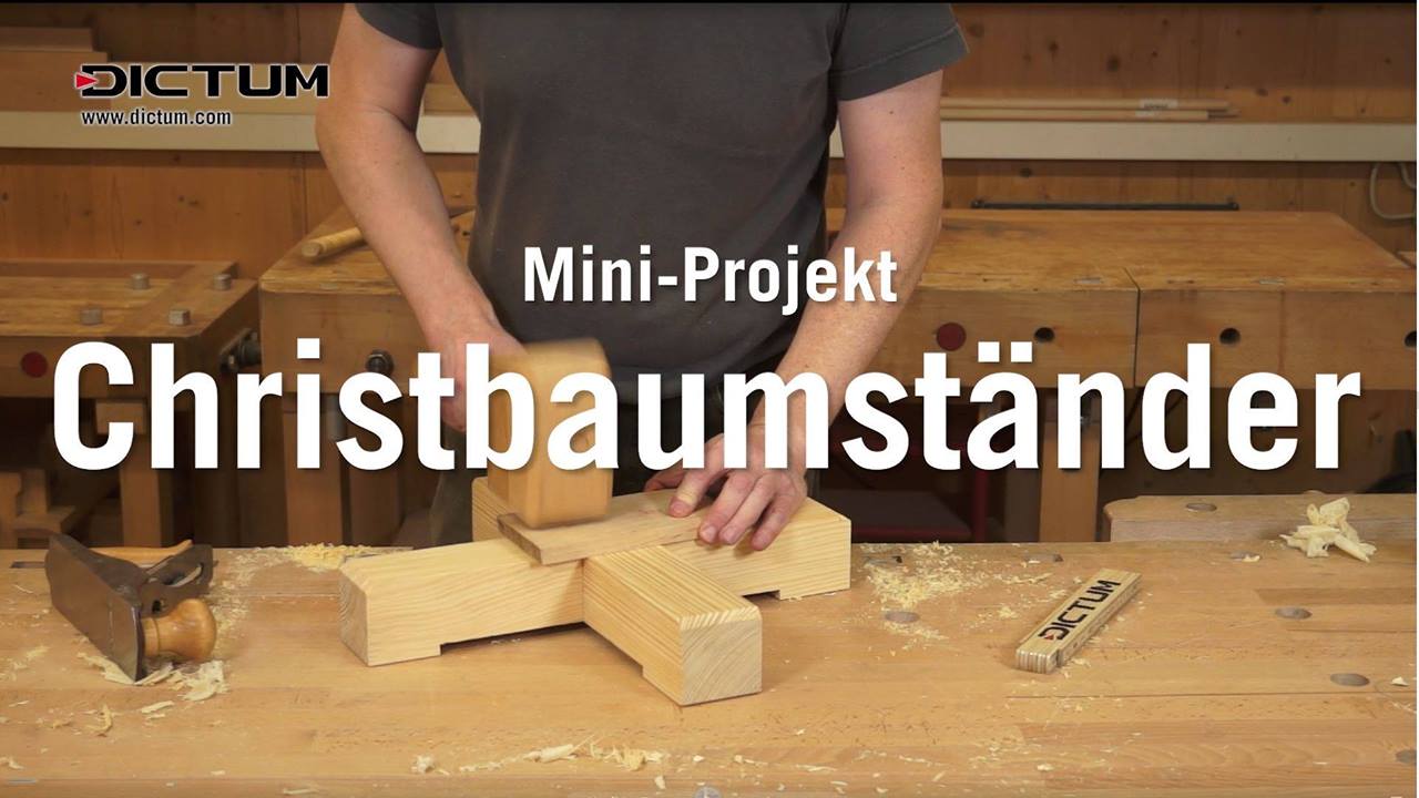 Die Überplattung ist eine traditionelle Holzverbindung mit zahlreichen Anwendungsmöglichkeiten. In dieser Anleitung erfahren Sie am Beispiel eines Christbaumständers, wie Sie diese Verbindung mit