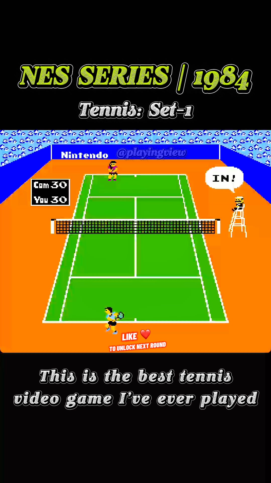 Tennis 1984 #nintendo #nes #famicom #familygame #tennis