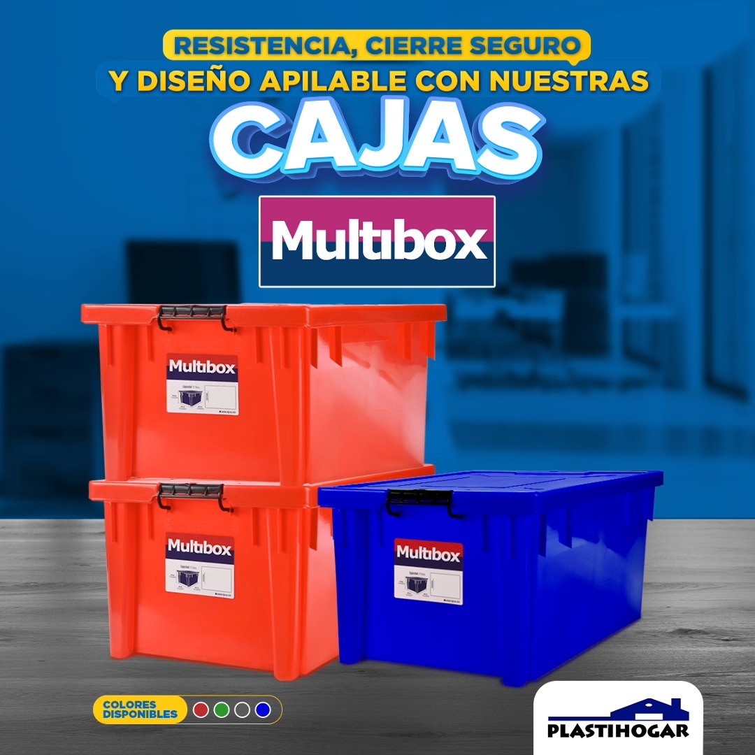 ¡Organiza como un experto con las Cajas Multibox! Resistencia, cierre ...
