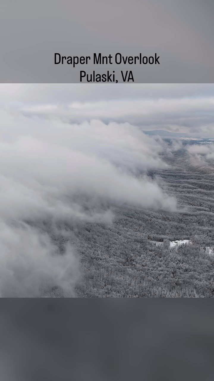 Snowstorm clearing out at sunrise this morning. Draper Mountain ...