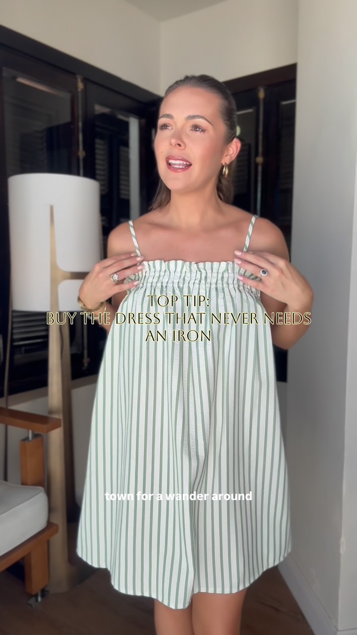primark holiday dresses The dream dress 👌🏼 Never needs an iron, so you can literally pull it straight out of your suitcase and throw it on. This little beauty was £6 from @primark 🫶🏼 , Bag is too, and the R25SMU