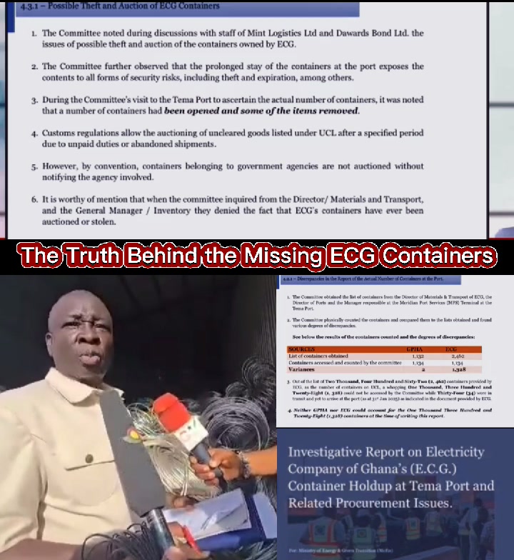 The truth behind the missing ECG containers Part 12 | Honest Voice ...