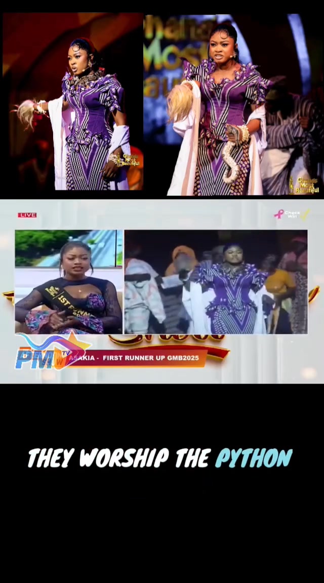 ASAKIA EXPLAIN WHY SHE CAME TO STAGE WITH A LIFE SNAKE🐍 #fypシ #fypagee ...