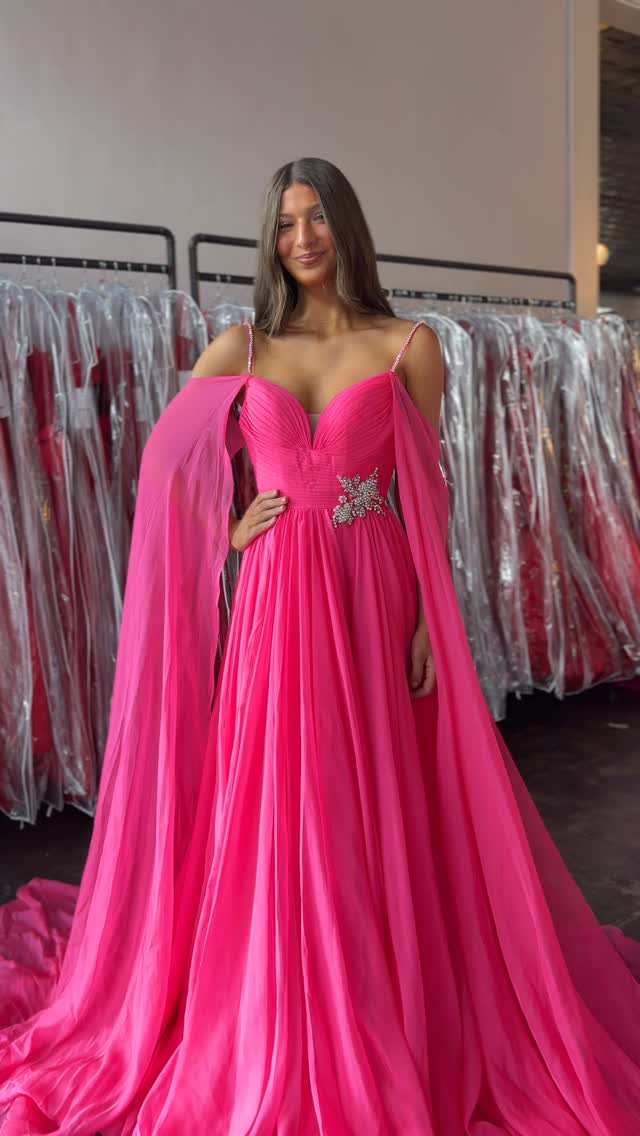 Flowy and fabulous💖, Need a gown? We’ve got you covered! Come see us today.🥰, #shopelegantevenings #elegantevenings #eegirl #hoco #pageant | Elegant Evenings