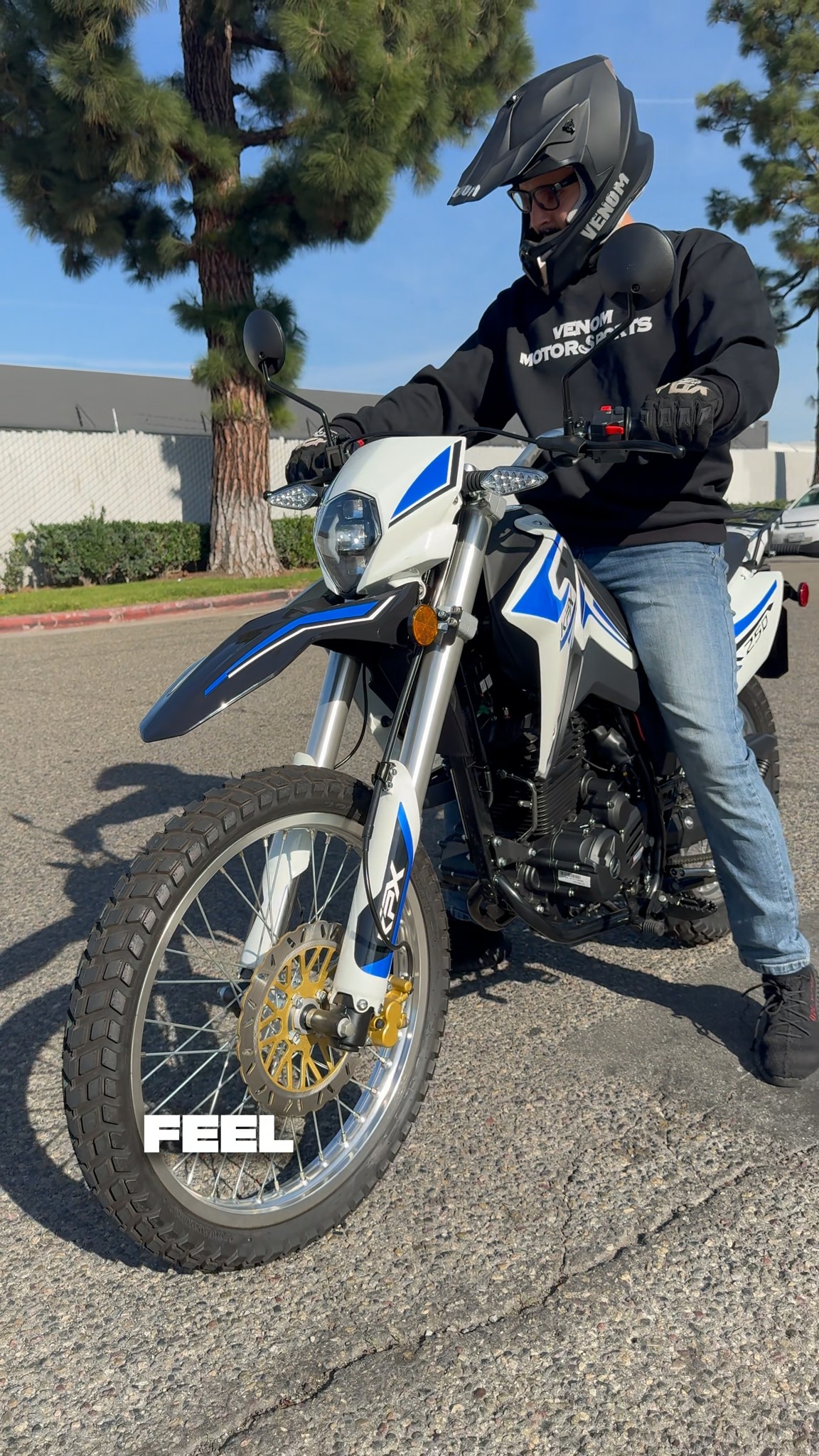This is the Venom KPX 250cc Dual Sport Motorcycle for only $2999