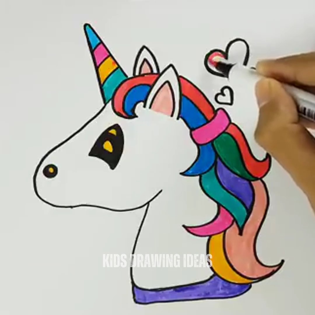 Unicorn Drawing Easy For Kids How To Draw A Unicorn – 5 Ways (With