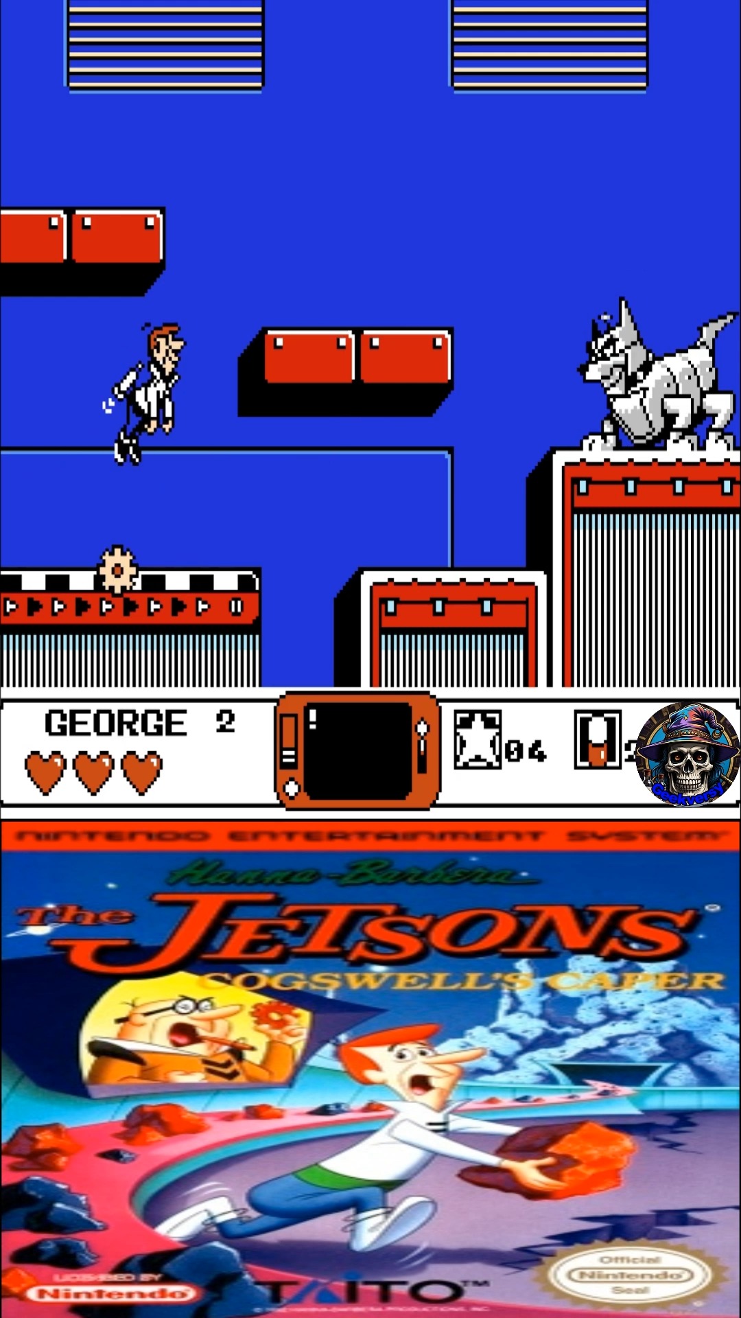 The Jetsons Cogswell's Caper (NES) - Boss 1. Sentro #thejetsons #nes ...