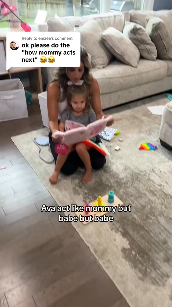 Replying to @emzee “act like mommy” #husbandwife #toddlersoftiktok # ...